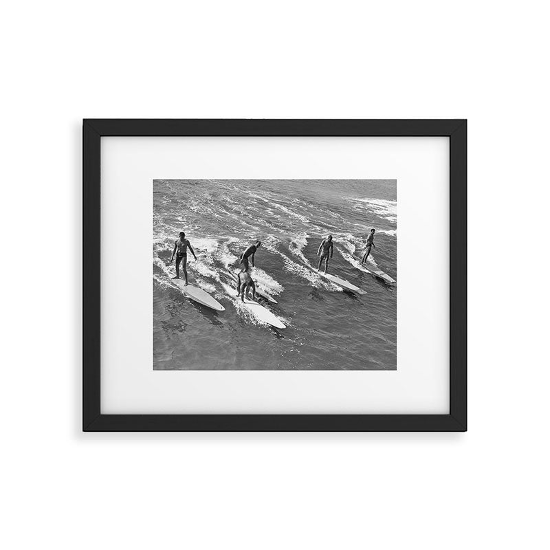 The Gang On A Wave Framed Art Print Gallery Image 5