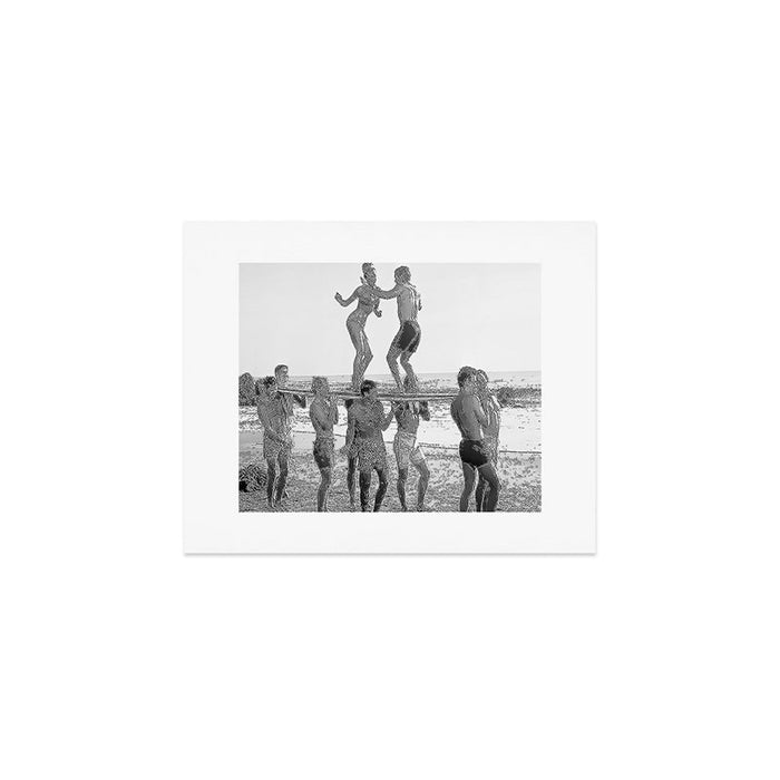 Vintage Beach Party 1 Art Print Gallery Image 1