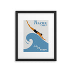 Australia, The Seaside Calls, Vintage Travel Art Framed Art Print Gallery Image 5