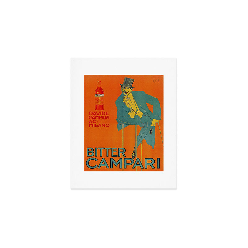 Bitter Campari Vintage Beverage Poster Art Print Gallery Image 1