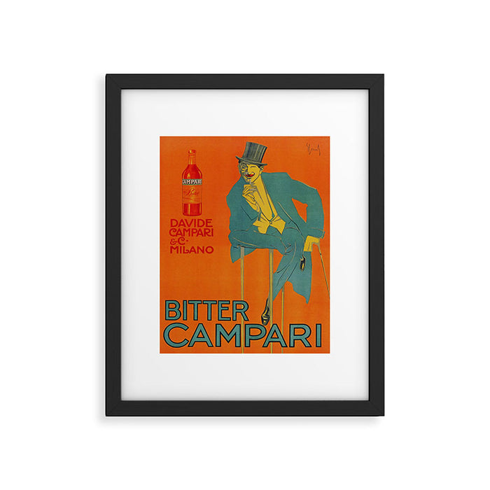 Bitter Campari Vintage Beverage Poster Framed Art Print Gallery Image 1
