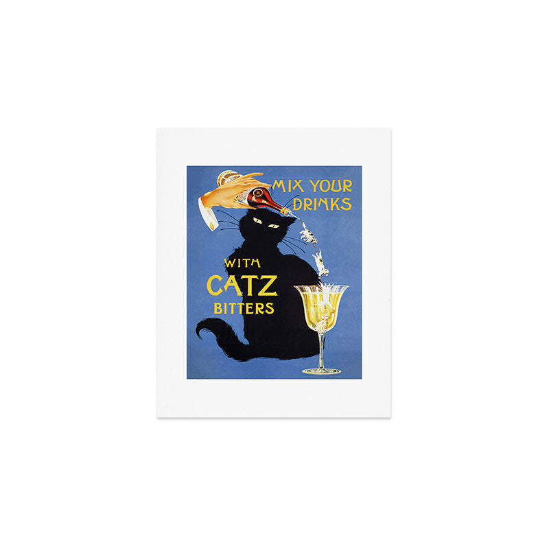 Catz Bitters Vintage Beverage Wall Art Art Print Gallery Image 1