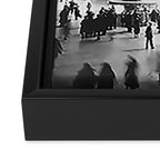 Grand Central Station, Black and White Vintage Art Framed Canvas Print Gallery Image 3