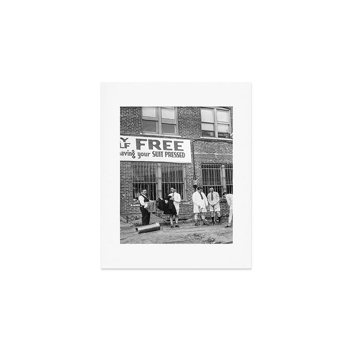 Men Playing Golf, Vintage Black and White Art Art Print Gallery Image 1