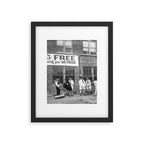 Men Playing Golf, Vintage Black and White Art Framed Art Print Gallery Image 5