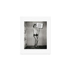 Not Your Bitch, Black and White Vintage Art Art Print Gallery Image 1