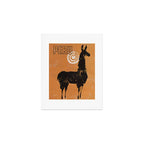 Peru Llama Vintage Travel Poster Art Print Gallery Image 1