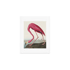 Pink Flamingo Vintage Art Art Print Gallery Image 1