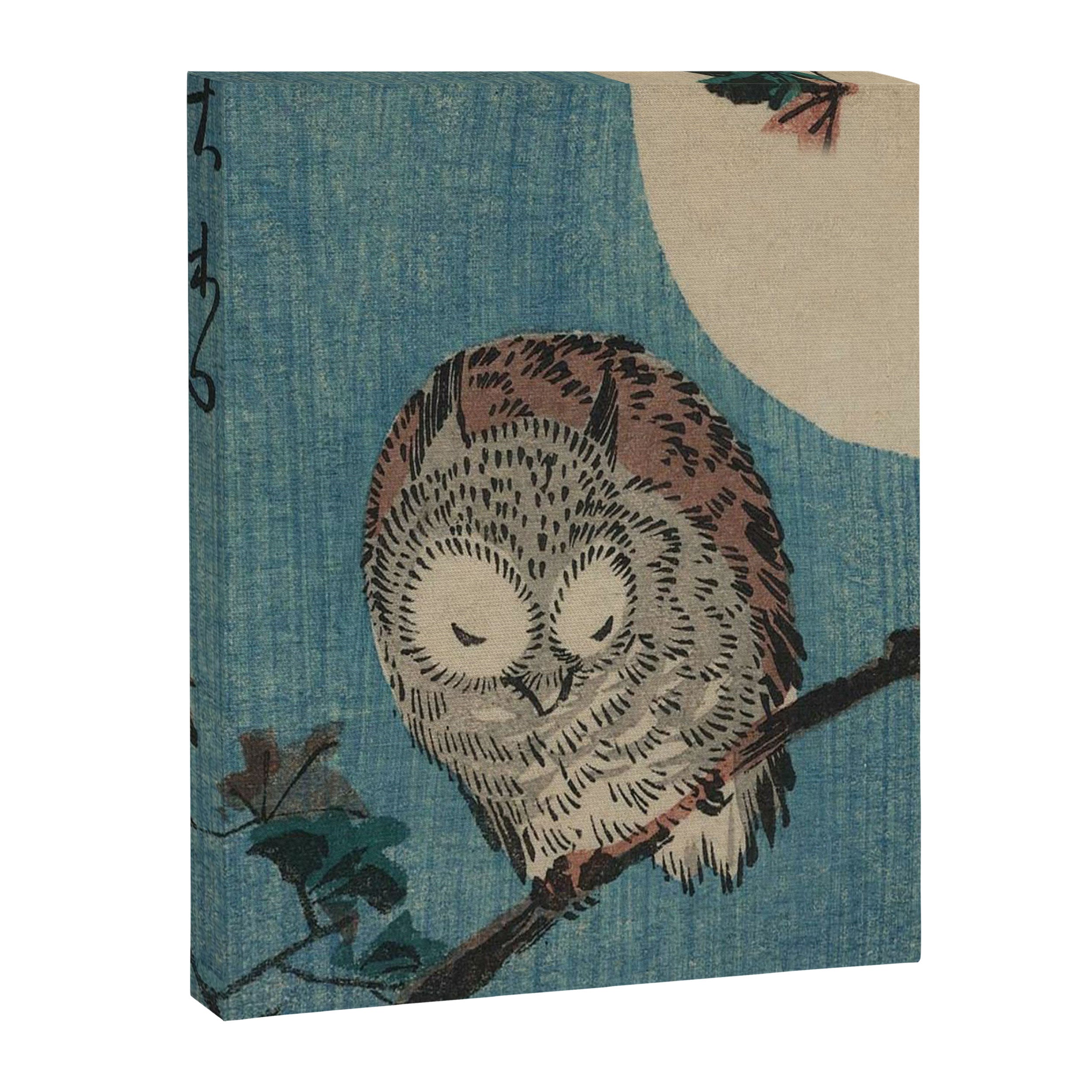 Vintage Japanese Owl Canvas Print Gallery Image 8