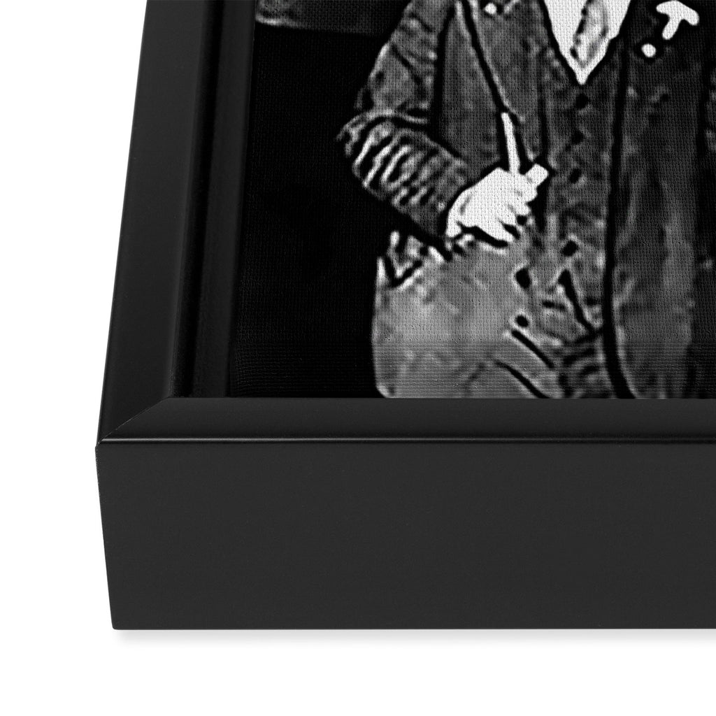 We Want Beer, Prohibition, Black and White, Old Photo, Beer Protest, Funny, Vintage Beer Art Framed Canvas Print Gallery Image 3
