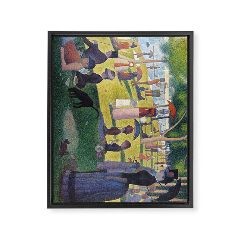 A Sunday on La Grande Jatte by Georges Seurat, 1884 Framed Canvas Print Gallery Image 6