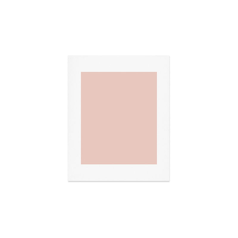 Blush - Solid Color Collection Art Print Gallery Image 1