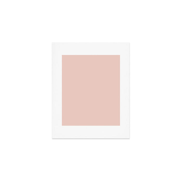 Blush - Solid Color Collection Art Print Gallery Image 1
