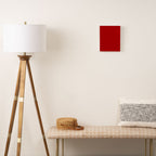 Chili Pepper Red - Solid Color Collection Canvas Print Gallery Image 2