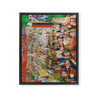 Christ's Entry into Brussels by James Ensor, 1889 Framed Canvas Print Gallery Image 6