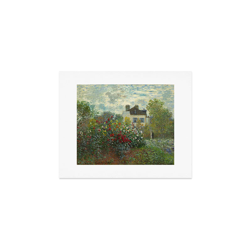 Claude Monet The Artist's Garden in Argenteuil, 1873 Art Print