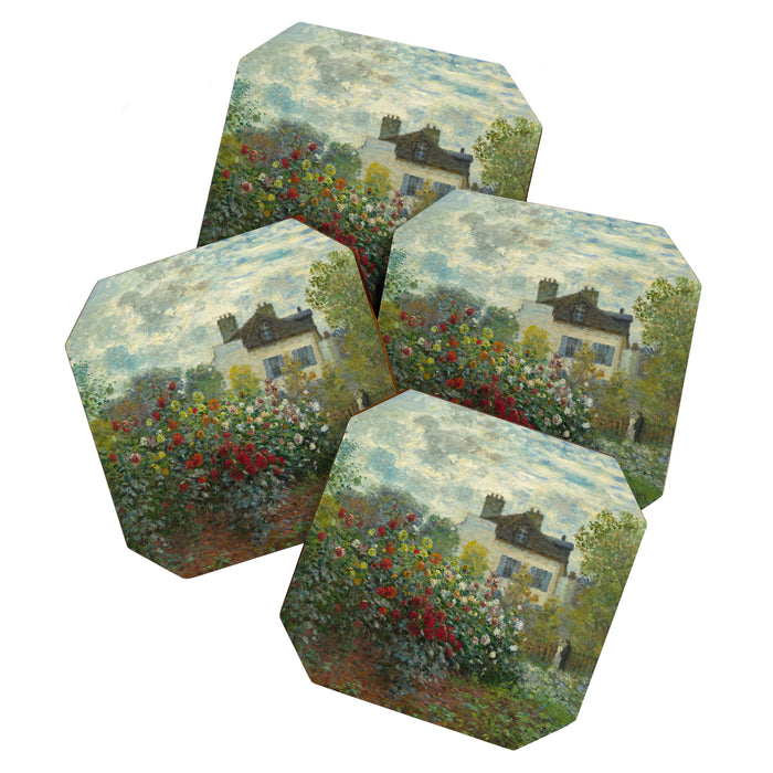 Claude Monet The Artist's Garden in Argenteuil, 1873 Coaster Gallery Image 1