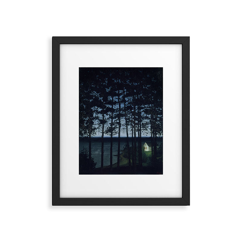 Fisherman's Cottage, Harald Sohlberg, 1906 Framed Art Print Gallery Image 5