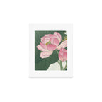 Flowering lotus flowers, Ohara Koson Art Print Gallery Image 1