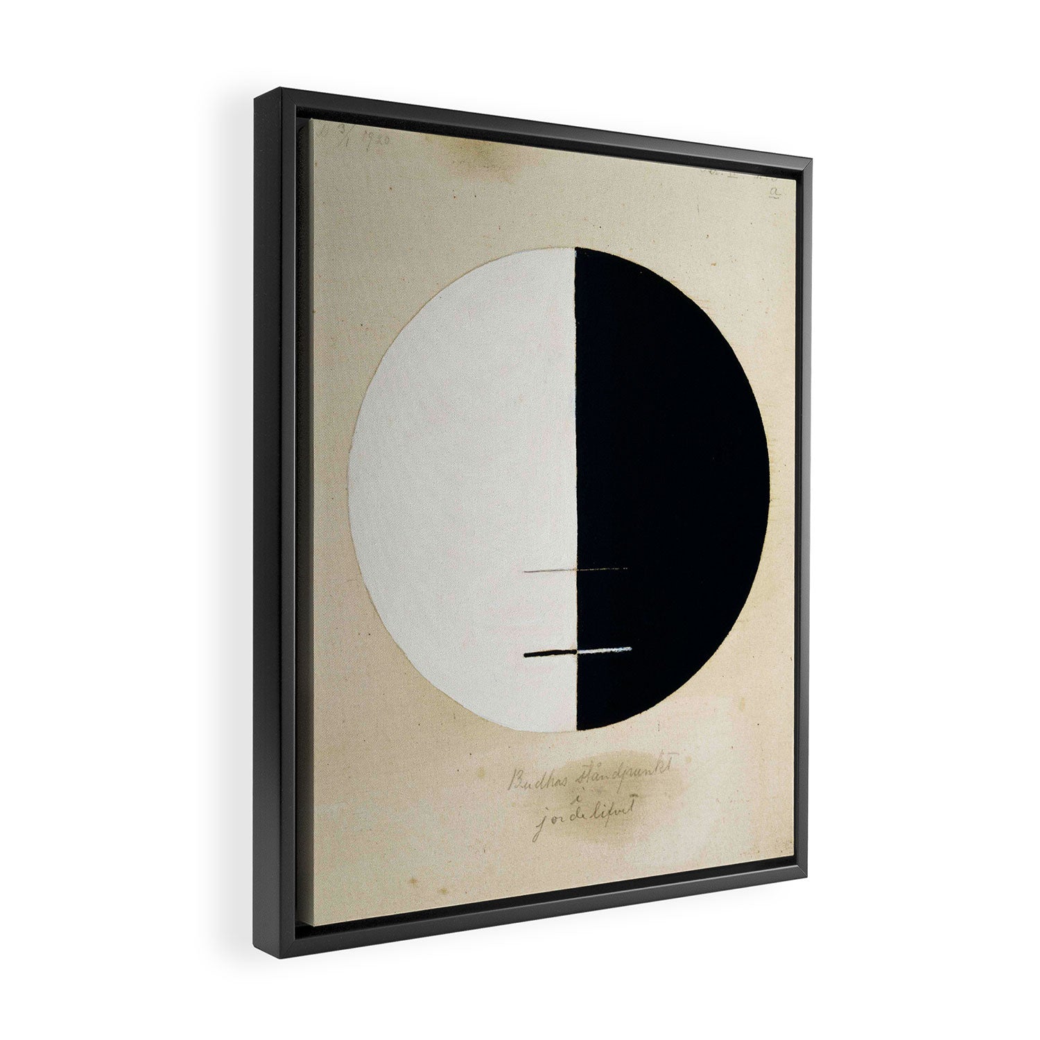 Hilma af Klint, Buddhaâs Standpoint in the Earthly Life, 1920 Framed Canvas Print Gallery Image 2