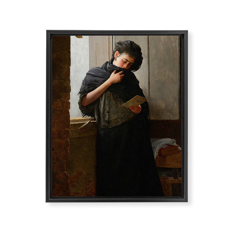 Longing - Saudade-  by Almeida Junior, 1899 Framed Canvas Print Gallery Image 6