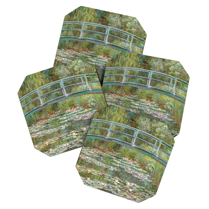 Monet - Bridge over a Pond of Water Lilies, 1899 - Painting Coaster Gallery Image 1