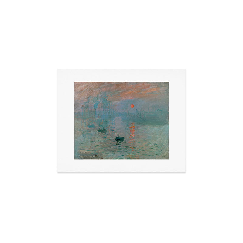 Monet - Impression, Sunrise, 1872 Art Print Gallery Image 1