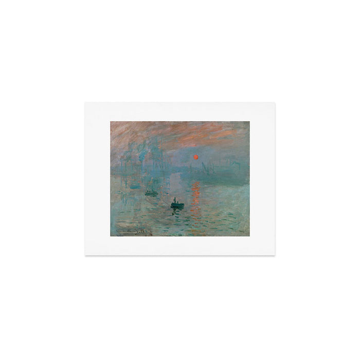 Monet - Impression, Sunrise, 1872 Art Print Gallery Image 1