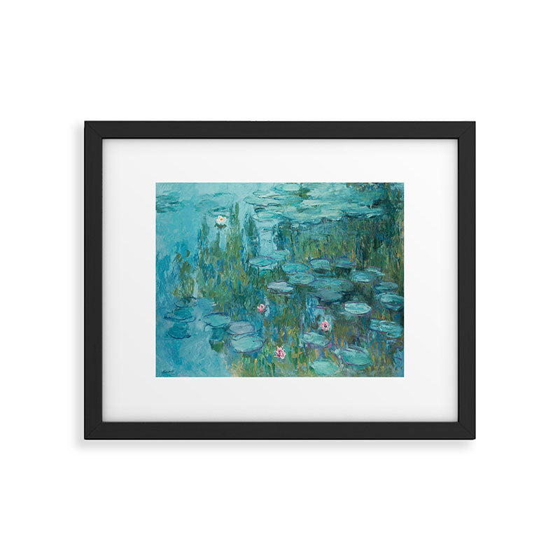 Monet - Water Lilies Framed Art Print Gallery Image 5