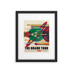 NASA Retro Space Travel Poster The Grand Tour Framed Art Print Gallery Image 5