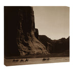 Navajo Riders - Canyon de Chelly - Edward Curtis Photo Print Canvas Print Gallery Image 12