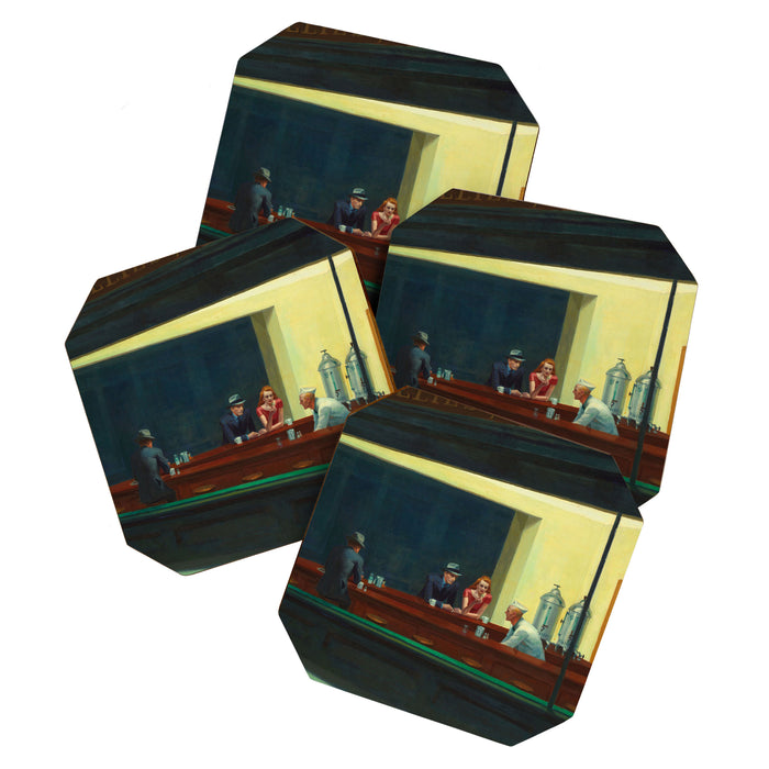 Nighthawks by Edward Hopper Coaster Gallery Image 1