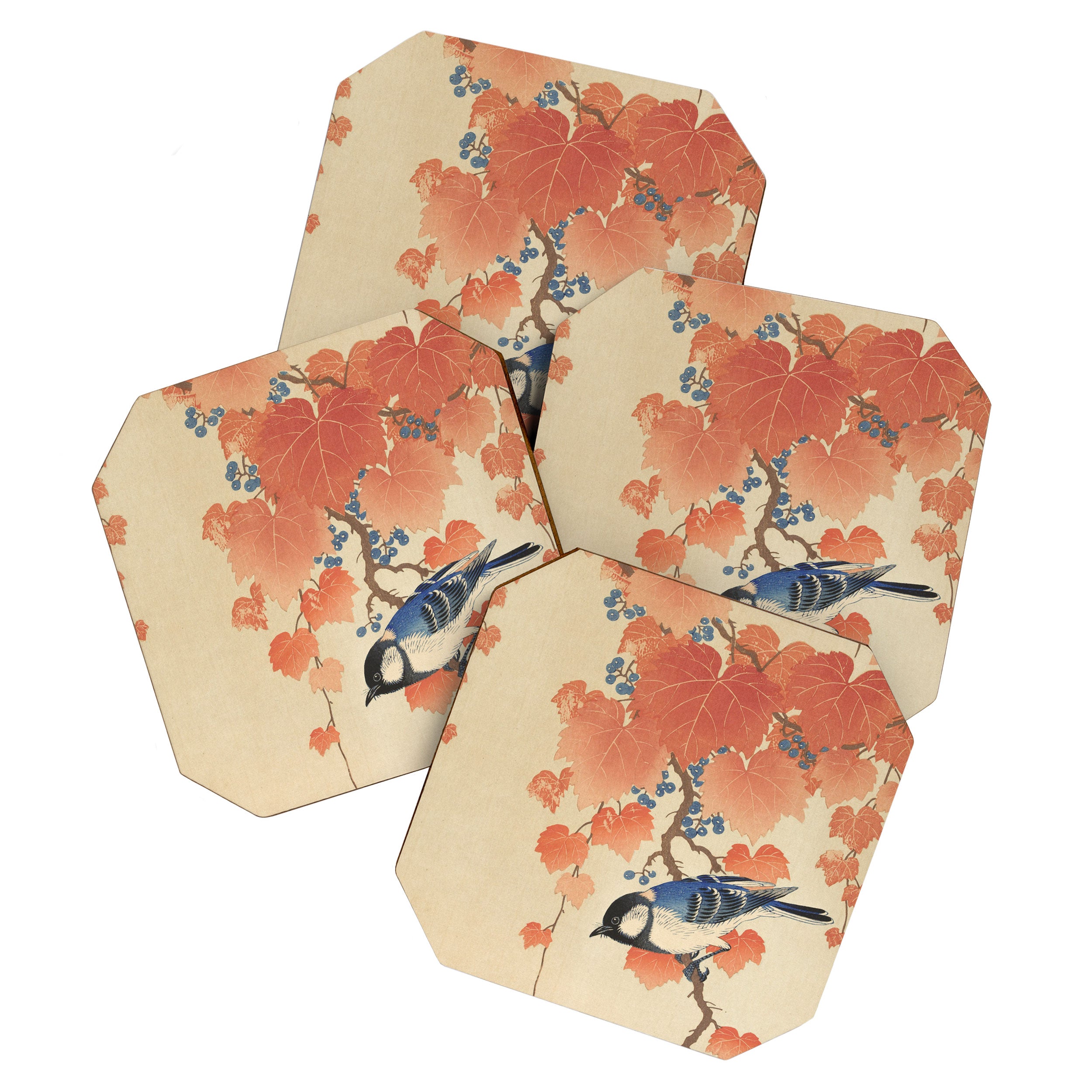 Ohara Koson - Japanese Bird Blockprint Coaster Gallery Image 1