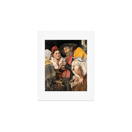 Old Man'S Treasure By Karl Gussow, 1876 Art Print Gallery Image 1