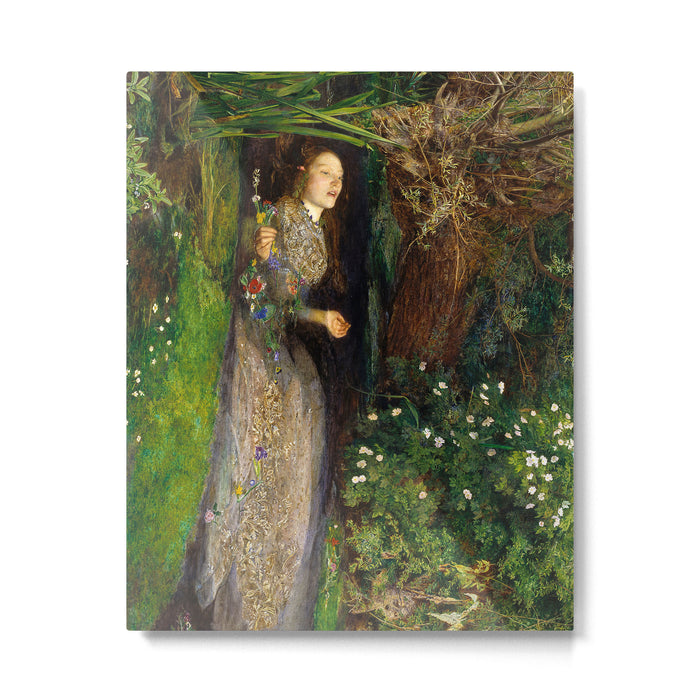 Ophelia Painting by John Everett Millais Metal Print Gallery Image 1