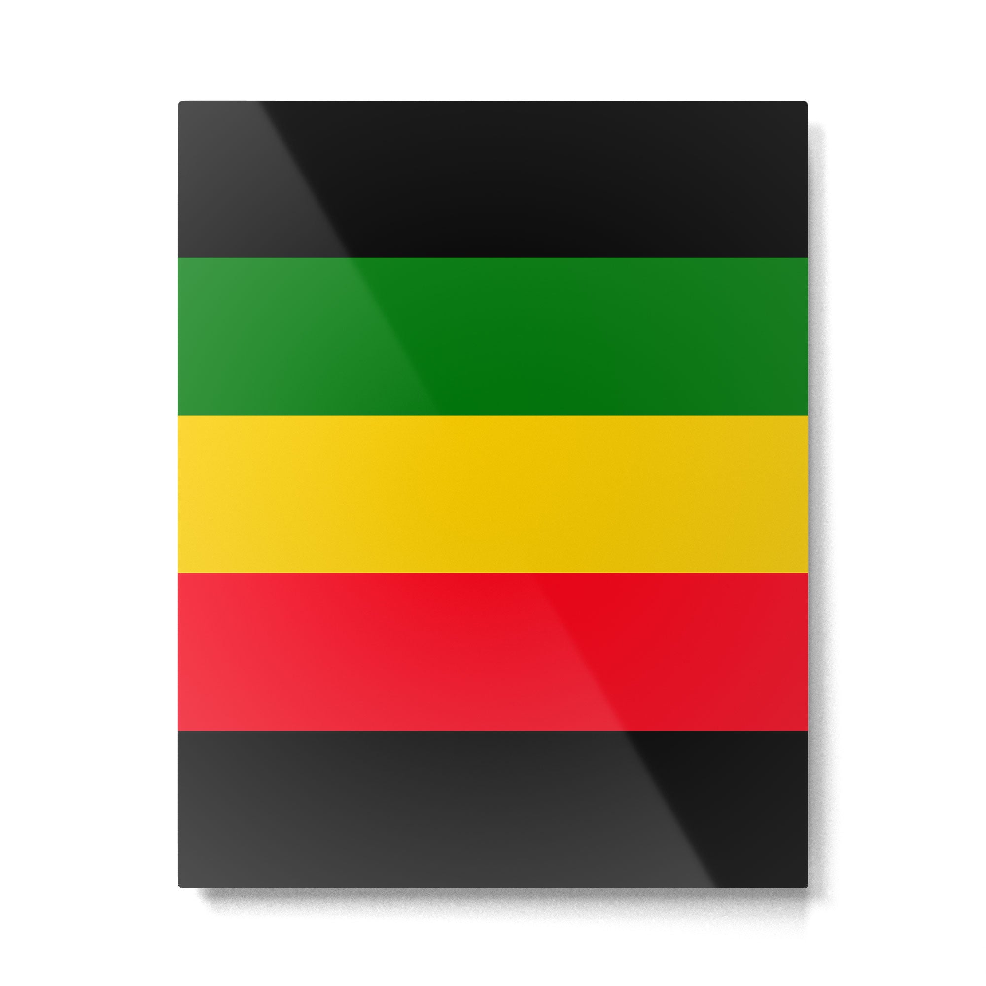 Rastafarian Colors Metal Print Gallery Image 6