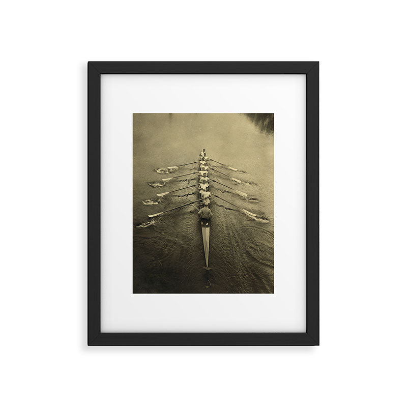 Rowing - Cambridge Crew, 1910 Framed Art Print Gallery Image 5