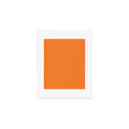 Tangerine - Solid Color Collection Art Print Gallery Image 1