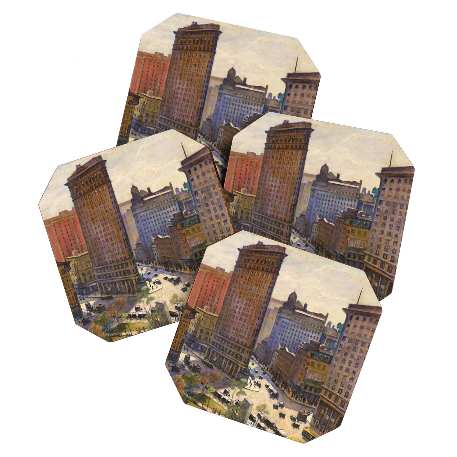 The Flatiron Building by Samuel Halpert, 1919 - NYC Coaster Gallery Image 1