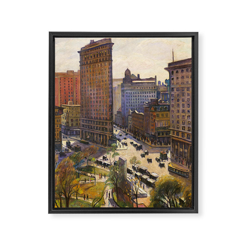 The Flatiron Building by Samuel Halpert, 1919 - NYC Framed Canvas Print Gallery Image 6