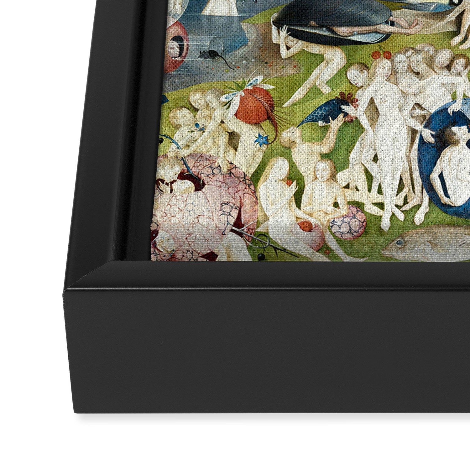 The Garden of Earthly Delights by Hieronymus Bosch Framed Canvas Print Gallery Image 3
