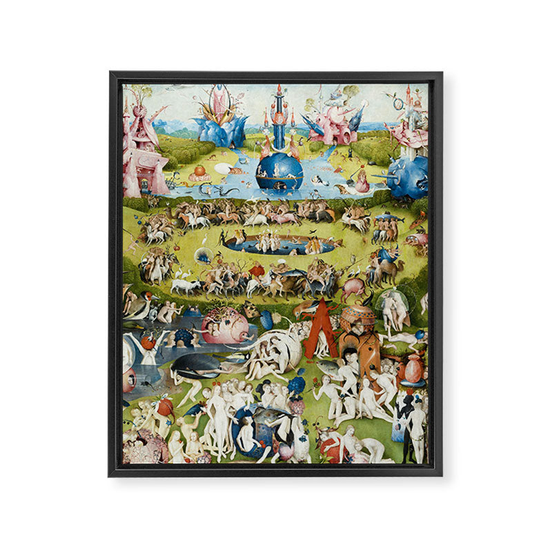 The Garden of Earthly Delights by Hieronymus Bosch Framed Canvas Print Gallery Image 6