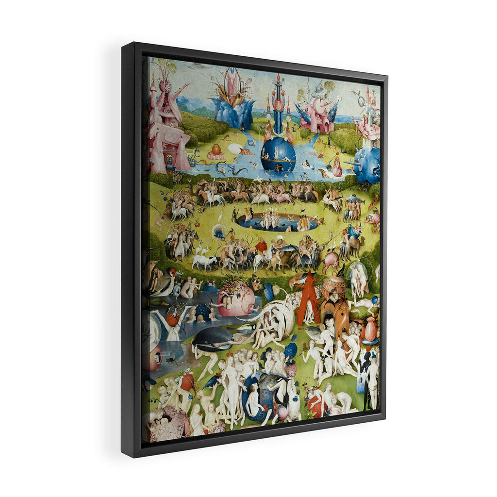 The Garden of Earthly Delights by Hieronymus Bosch Framed Canvas Print Gallery Image 2