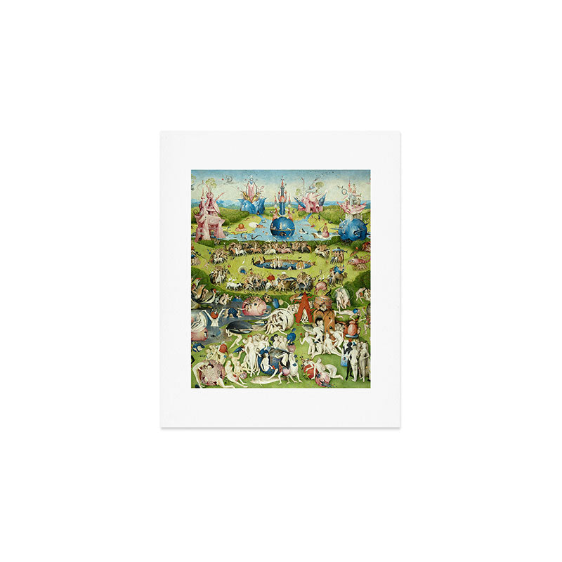The Garden of Earthly Delights by Hieronymus Bosch Art Print Gallery Image 1
