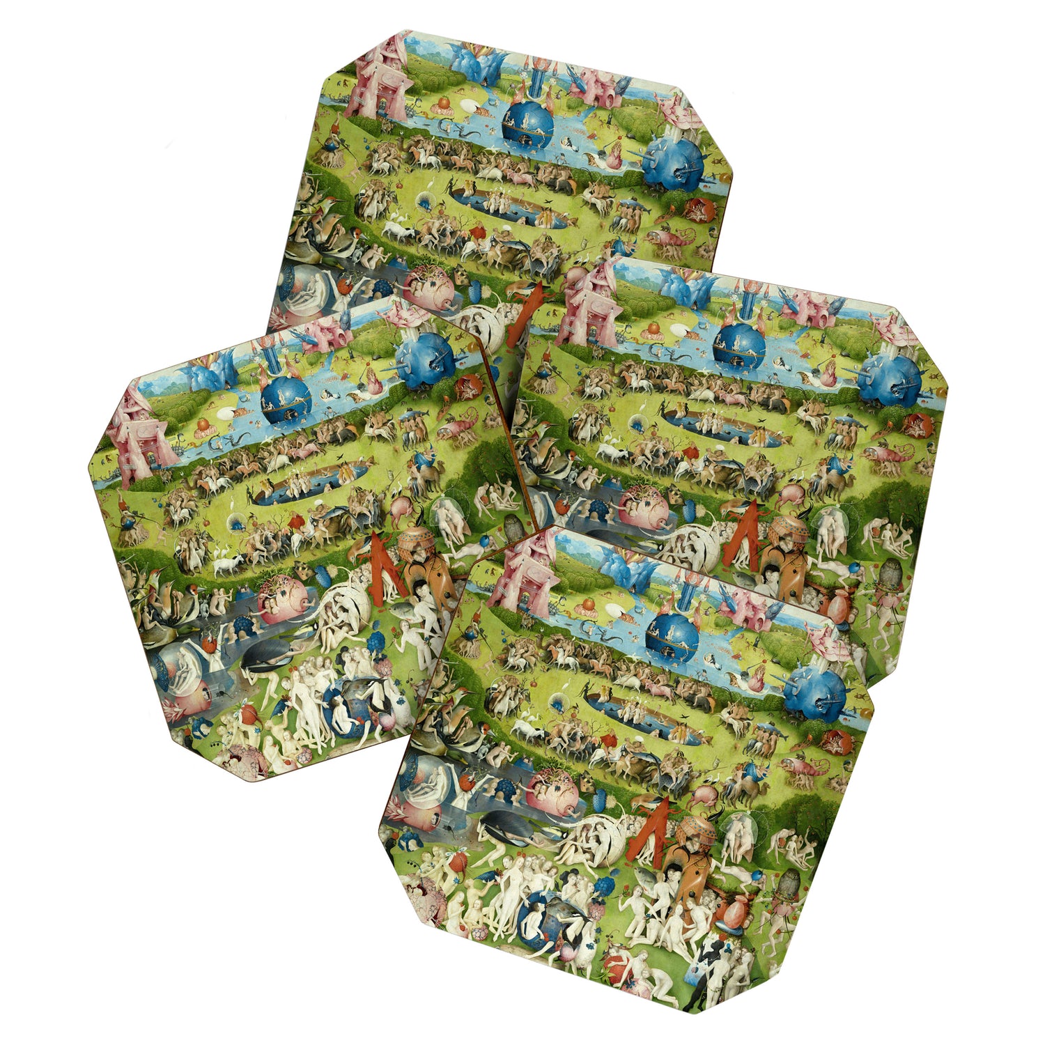 The Garden of Earthly Delights by Hieronymus Bosch Coaster Gallery Image 1