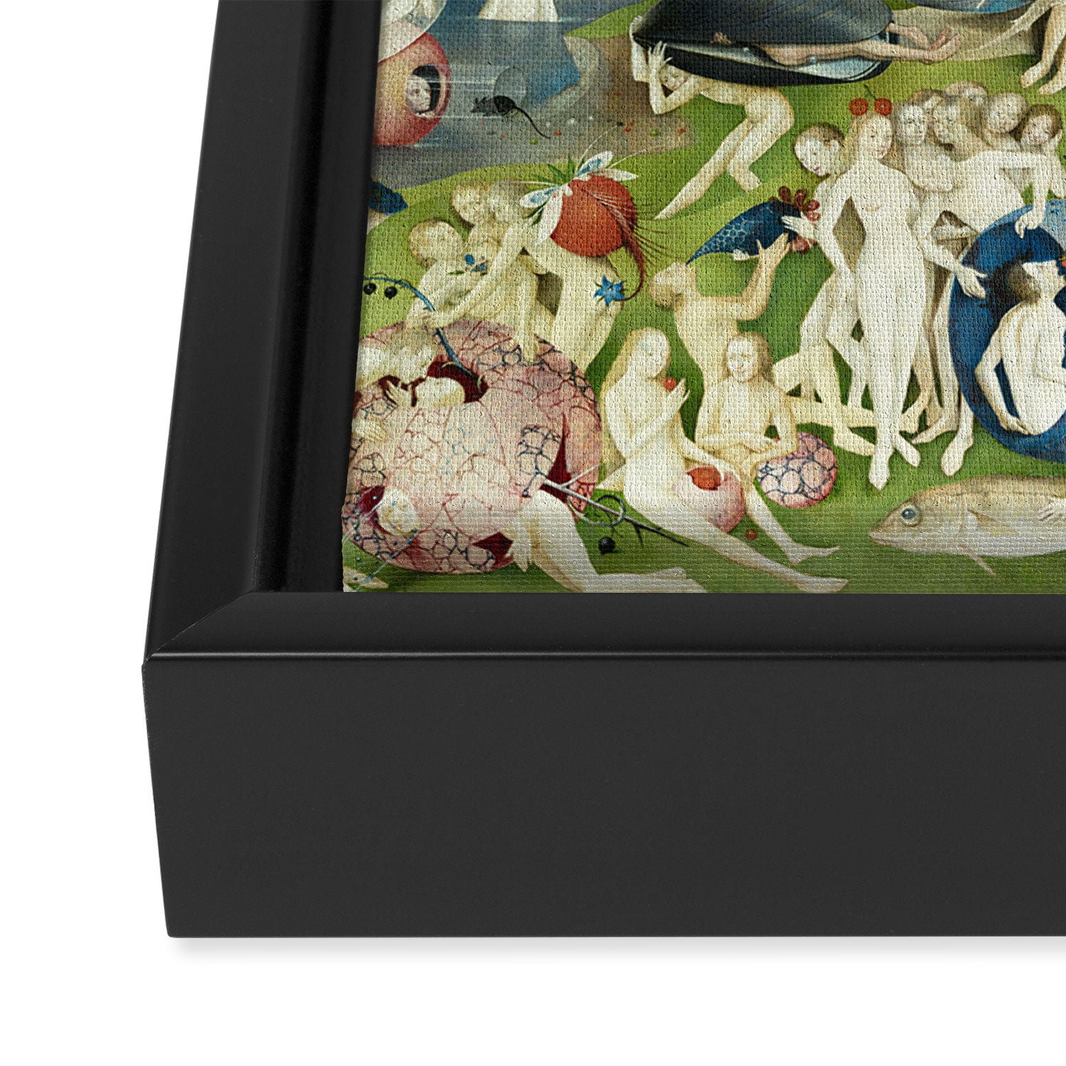 The Garden of Earthly Delights by Hieronymus Bosch Framed Canvas Print Gallery Image 3