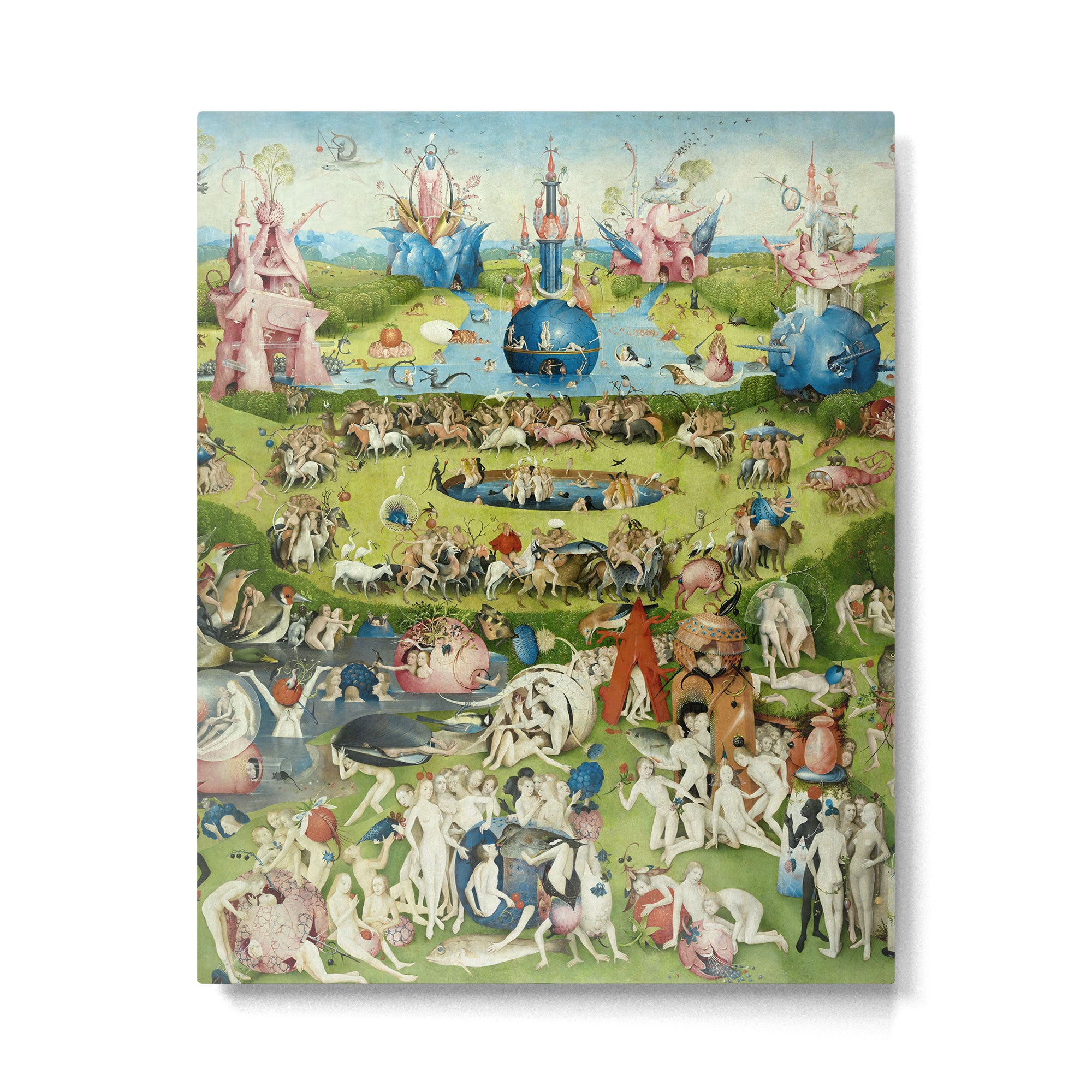 The Garden of Earthly Delights by Hieronymus Bosch Metal Print Gallery Image 6