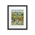 The Garden of Earthly Delights by Hieronymus Bosch Framed Art Print Gallery Image 6
