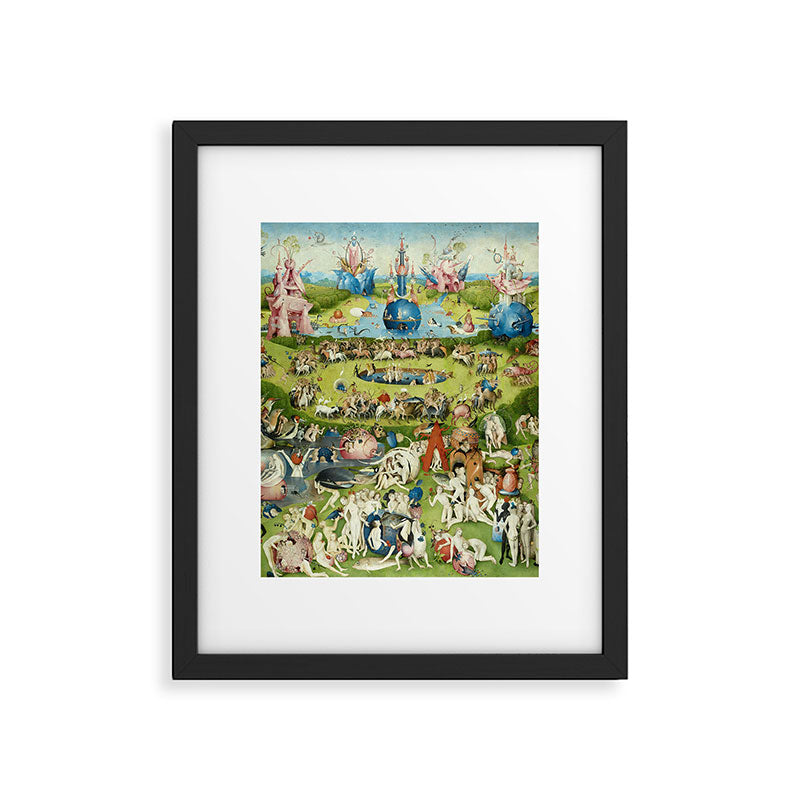 The Garden of Earthly Delights by Hieronymus Bosch Framed Art Print Gallery Image 6