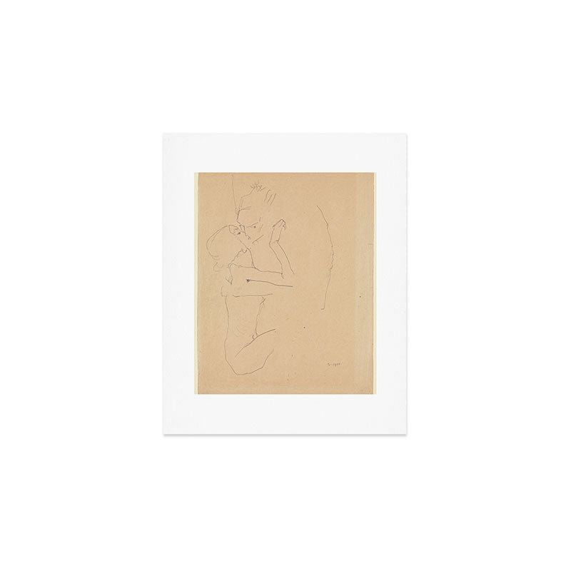 The Kiss 1911, Egon Schiele Art Print Gallery Image 1